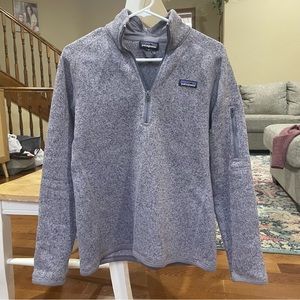 Smoky Purple Patagonia Better Sweater Quarter Zip